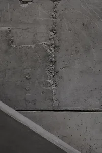 Concrete texture details in an industrial interior setting