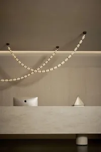 Modern, minimalist industrial-style reception desk made of metal