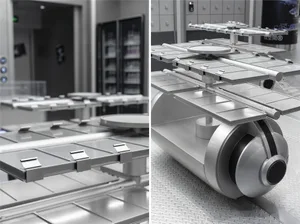 Industrial-style furniture made of metal.