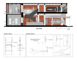 An industrial working space featuring steel, concrete, and timber elements.