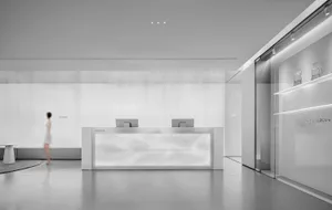 Modern minimalist design in a hospitality setting