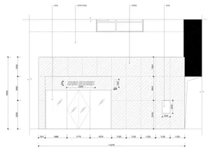 商業室內的建築圖，採用玻璃與鋁材材質。