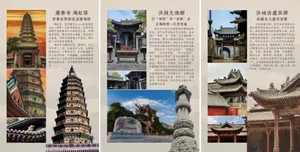 多張歷史塔樓與紀念碑的照片，展示其建築細節。