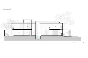 Modern residential architecture with a concrete, glass, and steel floor plan.
