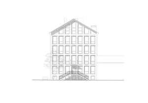 70A building illustration showing front view of a multi-story residential or commercial building.