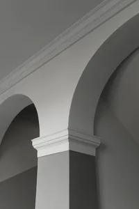 An image showing a classical architectural column made of concrete.
