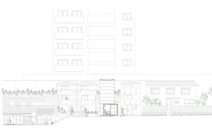 現代住宅建築採用混凝土與玻璃材質