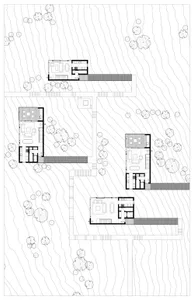 A detailed floor plan of a modern residential property, showcasing various rooms and layout.