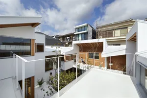 Modern architectural design featuring concrete and glass materials