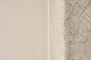 A detailed close-up of a textured concrete wall, highlighting its rough, natural surface and structural integrity.