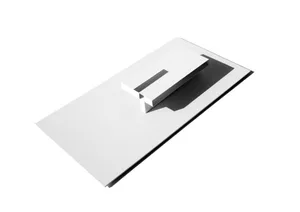 Abstract modern architectural design rendered in paper materials