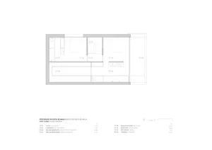 Floor plan of a residential penthouse in Costa Blanca, featuring rooms such as stairway, corridor, and bedrooms.