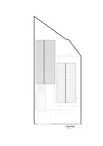 建築平面圖，展示各種建築元素與建材。