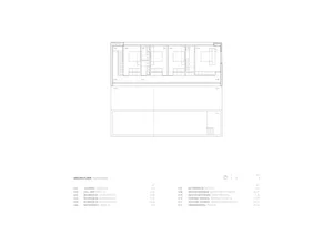 Floor plan of a modern residential building