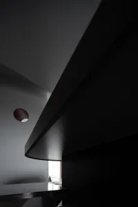 Modern lighting fixture designed in wood material