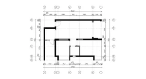 Detailed architectural floor plan rendered on paper