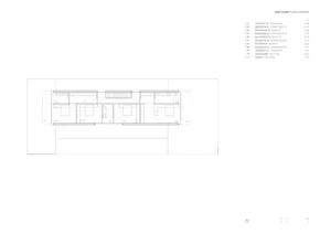 Modern residential floor plan featuring a contemporary design with concrete material.