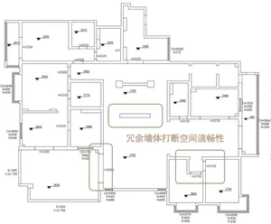 Floor plan showing a residential layout with neutral color tones.