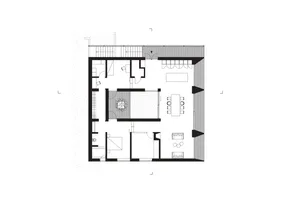 Modern Native House Residential Room Layout
