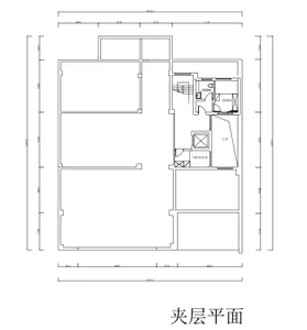 Floor plan blueprint of a residential house