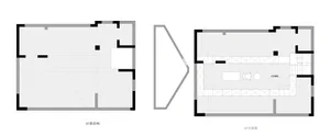 A technical drawing of a 3F space planning flat layout showing the layout and structure.