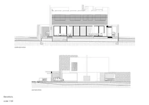A concrete exterior view showing the architectural design.