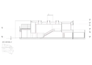 A modern bedroom floor plan showing the layout and dimensions of the room.