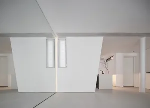 Modern interior with white walls and minimalist design