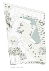 A detailed architectural floor plan of a modern residential building featuring a terrazzo floor.