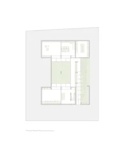 Modern residential floor plan with open concept layout and natural light.