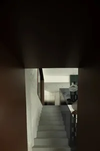 Modern staircase made of concrete