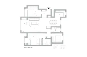 Residential architectural floor plan layout created by Redbeam Studio