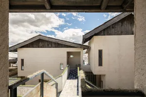 Modern houses with concrete exteriors