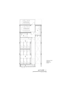 4th floor residential floor plan on paper
