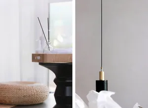 A minimalist space featuring modern materials and design.