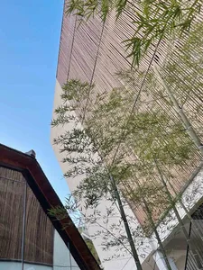 Modern building exterior with aluminum cladding