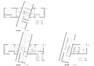 Modern architectural floor plan