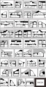 Floor plan of a modern residential interior