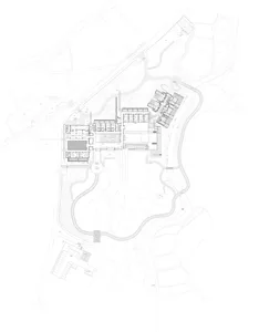 Modern architectural rendering of a floor plan