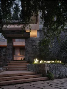 Stone steps and entranceway of a building