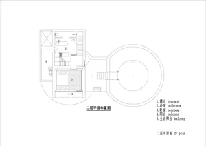 Floor plan of a residential interior, with labeled rooms and spaces.