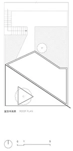 2D floor plan with various rooms and linework, no distinct materials or colors visible