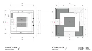 Modern open-plan living space with clean lines, minimalistic design, and well-lit atmosphere