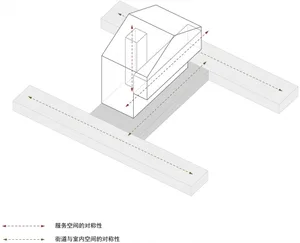 2D floor plan of a modern house with white walls, featuring a living room, kitchen, bedroom, and bathroom, with measurements and labels