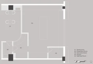 Empty room with concrete floor and walls, no windows or doors visible