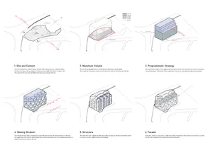 Interior spaces with walls, windows, doors, and furniture, rendered or photographed from different perspectives