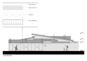 2d floor plan with doorway and window, including labels and linework