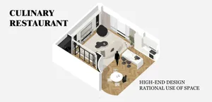 A modern living room with comfortable seating areas, potted plants, and a well-lit atmosphere, likely due to natural and artificial lighting